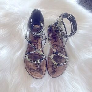 Sam Edelman snake print gladiator sandals-Sz. 7.5